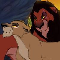 Scar and Zira by VlalizaVladaRose