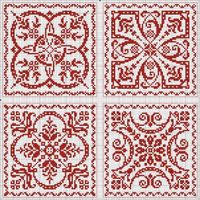 Free Patterns - Square, Round, etc. Great for biscornu