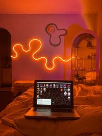 Check this out! New trending flexible neon led lights to put above your bed or on the wall or ceiling. Bright accent to complete your room with. #led #ledlights #ledneon #neonrope #neonlights #neonrgb