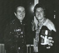 Joe Strummer and Steve Jones