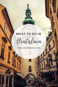 Do you have doubts if you should visit Bratislava? Read more to see the best itinerary for a day trip to the Slovakian capital and make your decision! This cute and small city has enough to offer to make it worth the visit! Check it out! #Slovakia #Bratislava #Europe #travel