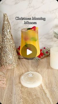 Dayna Ferraro on Instagram: "CHRISTMAS MORNING MIMOSA

Comment ‘glass’ if you’d like a link to these wine glasses! 

In an ice cube tray add raspberries, mint leaves and fill with Orange Juice

Freeze for 3-4 hours

Add your ice cubes to a wine glass and fill with Prosecco. Enjoy! 

#easyrecipes #mimosa #christmasmorning #icecubes #festiveicecubes #christmasdrinks #recipes #cocktailrecipes"