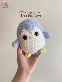 Pebble the Penguin - Free Crochet Pattern + Video Tutorial — The Mary Jay