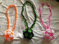 3D Star Ball Kandi Necklace