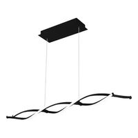 Quoizel Newport 42.25 in. Matte Black LED Chandelier PCNPT138MBK - The Home Depot