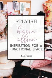 Having a functional and stylish home office is important for productivity, motivation, inspiration and creativity. Here are a few ideas for modern, chic, farmhouse, and boho home offices to inspire you to be the best you!