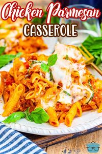 Chicken Parmesan Casserole (+Video) - The Country Cook