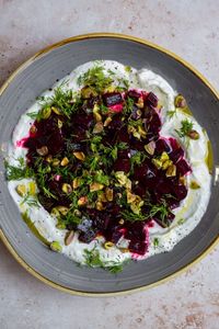 Whipped Feta with Beetroot, Dill & Pistachios | Rachel Phipps