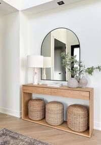 Searching for entryway ideas for your home? Whether your home entryway is small or really wide, you can implement these super stylish entryway decor ideas in ANY space! From entryway console tables to benches and beyond - these simple home decor tips will totally transform your space! (SAVE these entrance ideas to your interior design or home décor board for later!)