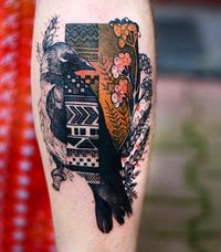 10+ Elegant Animal Tattoos In Psychedelic Colors By A Polish Artist - Part 4