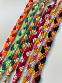 Personalized Braided Friendship Bracelet Approximately 12in long including the braids Choose 3 colors!