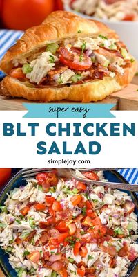 BLT Chicken Salad is a great easy spin on the classic chicken salad recipe that you know and love. This easy recipe can make the perfect low carb lunch!