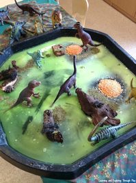 Dinosaur Sensory Swamp Tuff Tray