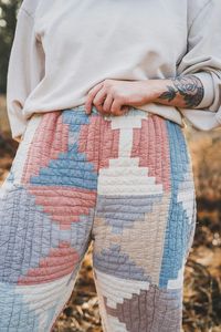 Bob Pants made from a thrifted quilt #sabobpant #sabobpants #bobpants #bobpant