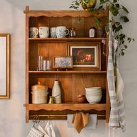 Daphne Wooden Wall Shelf - Magnolia