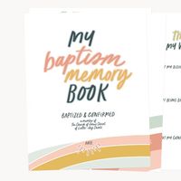 LDS Baptism Memory Book Printable 8.5 X 11 instant - Etsy