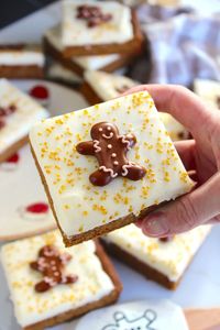 Gingerbread Bars - The Squeaky Mixer - Easy And Fun Baking Recipes