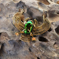 The Genuine Scarab beetle design is an accurate and luxurious representation of the ancient Egyptian belief in the afterlife and the eternity of the soul. It is also a perfect and unique symbol of the ancient Egyptian creation myth and religion.