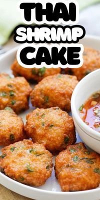 Easy and the best Thai shrimp cakes made of shrimp, red curry paste, long beans and coconut milk. Learn how to make these amazing appetizers with the step-by-step recipe.