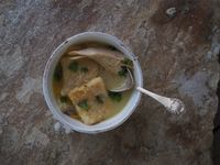 Farmhouse Hen & Dumplings (Hønsesuppe med Melboller) - North Wild Kitchen