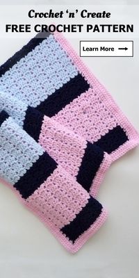 Fast and Easy Crochet Baby Blanket For BEGINNERS. Free crochet pattern - Snugly Warm Blanket from crochet 'n' create. Free quick-easy-beginner-friendly pattern!