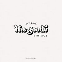 Premade Modern Logo Retro Hippie Script Logo Design - Etsy