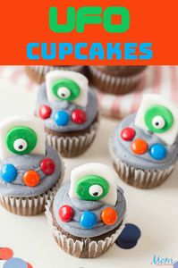 Fun UFO Cupcake Recipe the Kids will Love! #funfood #cupcakes #ufo #togetherathome- Mom Does Reviews