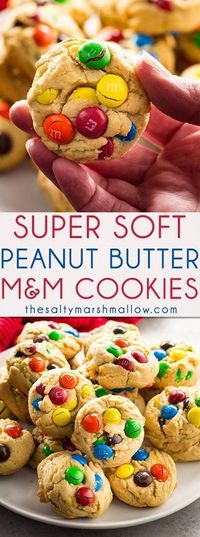 Peanut Butter M&M Cookies