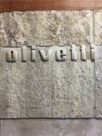 Carlo Scarpa- the Olivetti Showroom ; Piazza San Marco- Venice- external signage