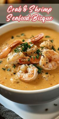 Crab and Shrimp Seafood Bisque Crab and Shrimp Seafood Bisque