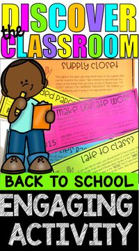 Don't read off of the syllabus! Provide your students with this engaging FIRST DAY OF SCHOOL activity. It teaches classroom procedures while getting your students up and moving.