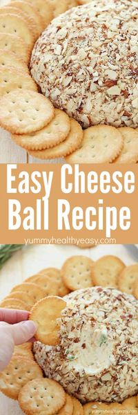 Easy Cheese Ball – Yummy Healthy Easy