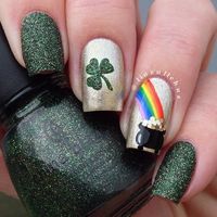 lineullehus St. patrick's day #nail #nails #nailart