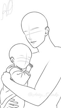 Base baby and daddy free to draw. (post your drawings in the comments, I want to see your creativity in action) 🥰🥰