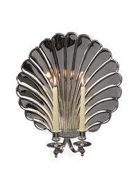 The Shell Wall Light - Large With Candle - Soane Britain