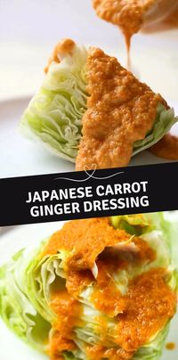 Whip up this classic Japanese carrot ginger dressing in under 10 minutes! Drawing inspiration from Japanese-American steakhouses, its sweet and tangy taste is the ideal match for crisp, chilled iceberg lettuce.