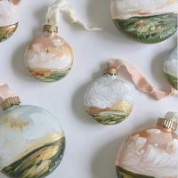 DIY Handpainted Ornaments — Kristen Laczi