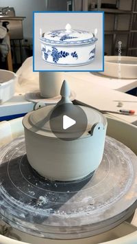 Michelle Wen on Instagram: "Super unhinged narrated tutorial for a jar with lugs. 
The Staatliche Kunstsammlungen Dresden Museum has an amazing online archive of early Meissen porcelain :) tag me if you try this! 

The Butter Dish with blue underglaze is from their online archive, dated between 1725-1730

#ceramicsofinstagram #potterydesign #handmadeceramics #ceramicurn #potterylover #potterydaily #wheelthrowingvideos #wheelthrownpottery #potterywheel #ceramicart #ceramicstudio #studiopotter #studiopottery #reelsexplore #potteryteacher #closedform #ceramicartist #potteryvideos #liddedjar #pottersofinstagram #satisfyingvideos #cone6 #modernceramics #artistreels #contemporaryceramics #ceramicdesign #potterytutorial #studioceramics"