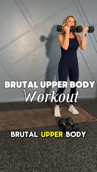 Let me just say I am feeling this workout this morning. I filmed this yesterday as an exclusive workout for our upcoming 30SOLID challenge!  I did five different circuits, but I have included two in this video for you to try :  10 Arnold press/12lbs 5 Squat thrust/15lbs 10 bent over rows/15lbs 5 squat thrust/15lbs 10 bicep curl/15lbs 5 squat thrust/15lbs X3  10 chest press/20lbs 5 push-ups 10 triceps extension/12lbs 5 pushups 10 v sit press/arm/12lbs 5 pushups X3 Create your own circuits or join our challenge for this follow along out!