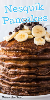 This recipe for Nesquik Pancakes is going to totally change your breakfast game! It’s super fast and easy but tastes mouth-wateringly yummy! I can’t wait for you to try it! #nesquikpancakes #nesquickpancakes(withac) #nesquikpancakemix #pancakeswithnesquik #chocolatenesquikpancakes #chocolatepancakeswithnesquik #nesquikpancakerecipe #chocolatenesquikpancakes #nesquikpancakesrecipe