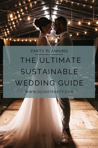 During those six hours, a wedding produces roughly 400-600 lbs. of waste -- that's based on a guest list of roughly 100-120 people. With our tips you can organize sustainable wedding party and learn how to minimize the waste pounds from your wedding. #sustainableweddings