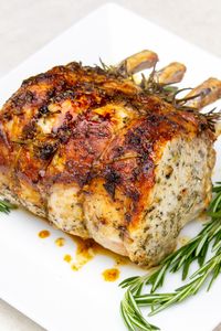 A roasted rack of pork (or pork rib roast) is a great choice for a family or company meal because it's relatively inexpensive, it's easy to make and it's impressive. Not to mention delicious!