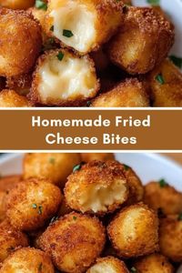 Homemade Fried Cheese Bites