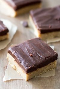 Chocolate Peanut Butter Bars - These chewy bars are the perfect combination of peanut butter, chocolate and a hint of coffee flavor. This is my favorite easy dessert bar.