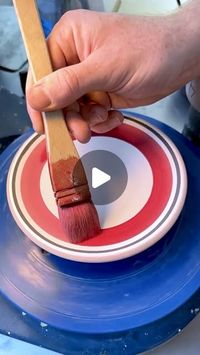 Jono Pandolfi Designs on Instagram: "Sometimes when we get a special order from a restaurant, we get the chance to show off our double banding skills. This process is pretty mesmerizing. Here’s a look at it in slow motion so you can really savor it 👌"