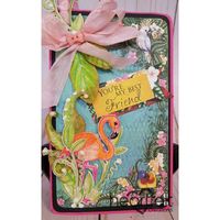 Heartfelt Creations - Flamingo Tag Project