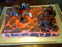 Star Wars Revenge of the Sith inspired cake