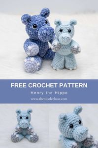 Free Hippo Crochet Pattern - Amigurumi Hippo