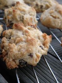 Rock Cakes (cookies) ~ a recipe from the World War II era, when food staples were often rationed or in scarce supply