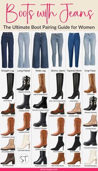 Looking to wear boots with jeans but unsure which ones to choose? Check out ShoeTease's guide on what boots to wear with jeans of all styles!